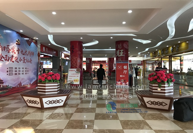 花箱，朗汀花箱打造“最美服務(wù)區(qū)”