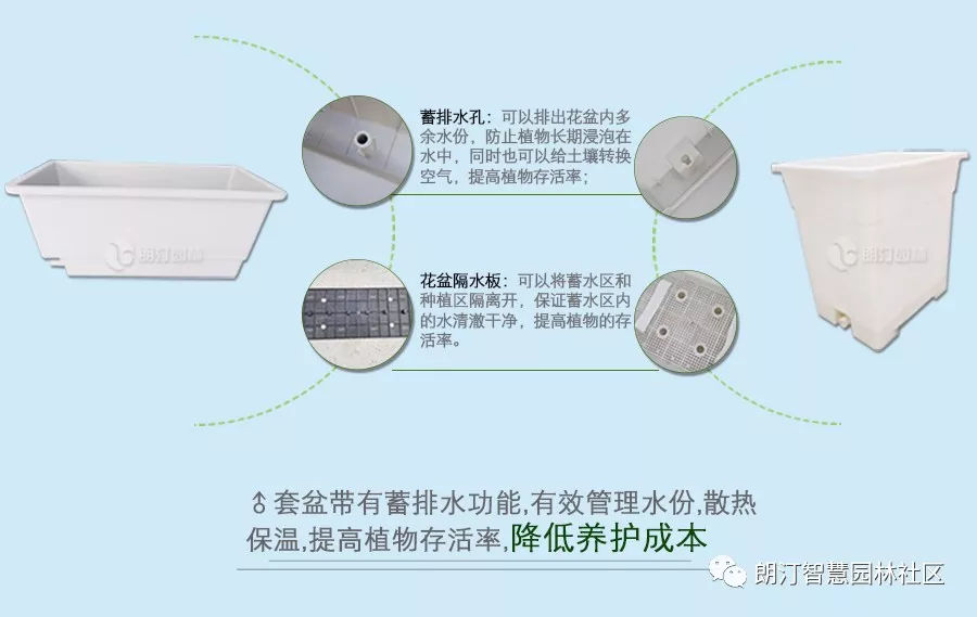 套盆帶蓄水功能