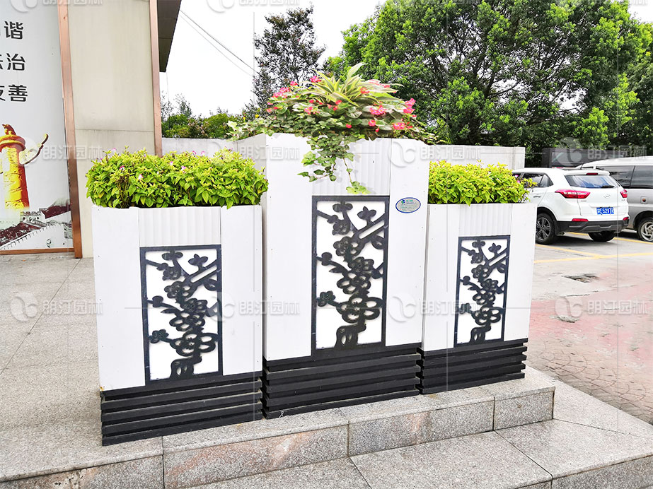 高速公路服務區花箱綠化