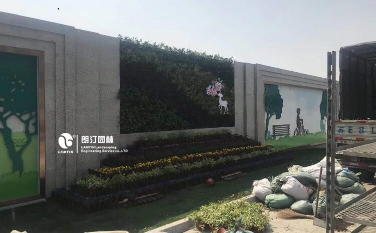朗汀戶外花箱-植物墻花盆進駐昆山陸家鎮(zhèn)