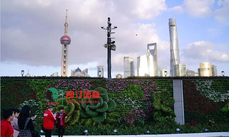 上海外灘花墻綠化景觀工程
