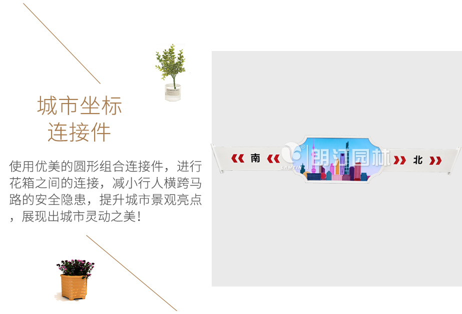 花箱城市坐標鏈接件