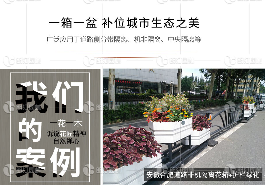 合肥道路機非隔離花箱護欄