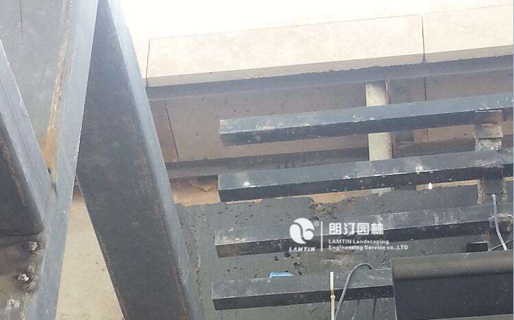 現場鋼結構安裝圖